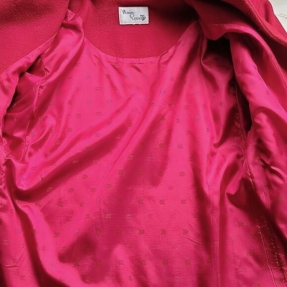 Vintage Maria Peru wool coat Size L - Picture 7 of 9